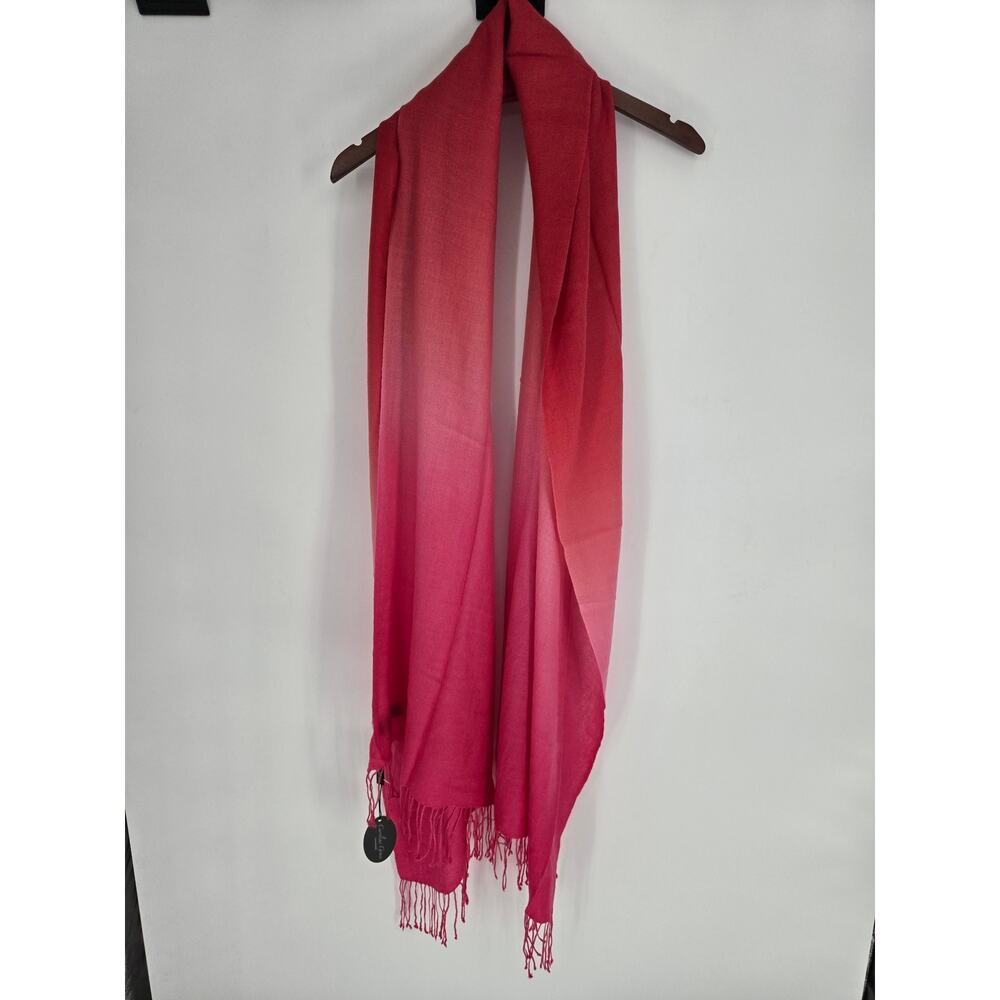 Cashmere Pink Scarf by Caroline Grace NWT New FLAWED
